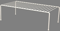 AP Products Grayline Jumbo White Helper Shelf