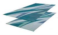 Faulkner Summer Waves Mat Green/Blue 8' x 16'