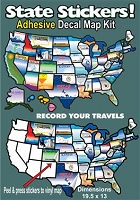 State Sticker Vinyl Travel Map Sticker