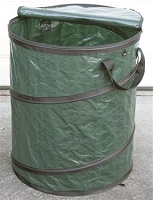 Faulkner Green Collapsible Trash Can Holds 33 Gallon Leaf And Lawn Bags