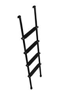 Stromberg Carlson Black 5 Foot 4 Steps Ladder