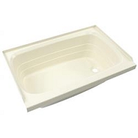 Lippert Standard Tub 24 Inch x 40 Inch Right Hand Drain White