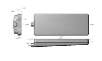 Alpha System 22 Length x 54 Width x 8 Depth Waste Holding Tank