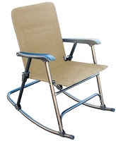 Elite Folding Rocking Chair, Tan 