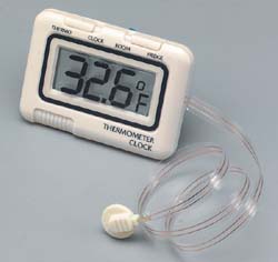 Refrigerator Thermometer\Clock