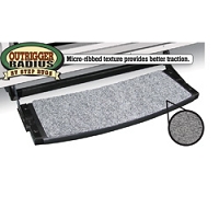 Outrigger Radius RV Step Rug-Stone Gray