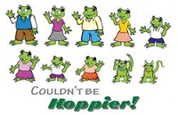 RV Decal-Frog Family 