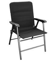 Elite Folding Chair, Black 