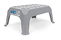 Large Gray Plastic Step Stool