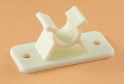 Camper Door Holder Clip, Colonial White, 3