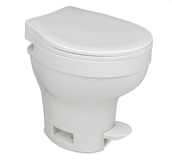 Thetford 31835 Aqua-Magic VI RV Toilet - Standard Height - Round Bowl - White Polypropylene