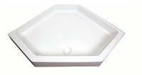 Lippert 32x32 Neo Angle Shower Pan RH Drain 5