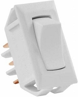 JR Products 12V Standard on/Off Switch, White