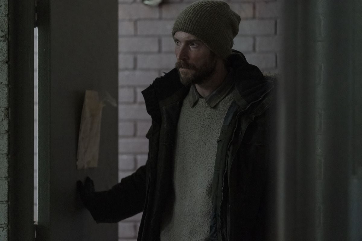 Screenshot of Troy Baker playing the role of James in The Last of Us 