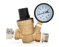 Camco Adjustable Brass Water Pressure Regulator