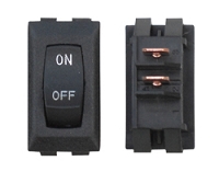 Black RV Labeled On/Off Switch