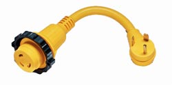 Molded RV Power Cord - 1'