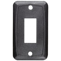 RV Designer Black Mounting Wall Plate For Wall Switch