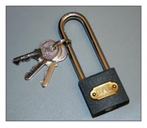 Padlock wheel lock by BAL RV