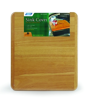 Camco 13 Inch x 15 Inch Oak Sink Cover