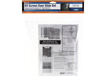 Camco Screen Door Slide, 12 inch, Clear Slide