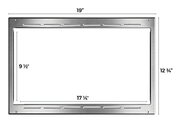 Contoure Microwave Oven Trim Kit for Model RV-788S Stainless Steel