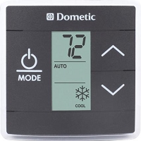 Dometic 3316250.712 Single Zone RV AC Thermostat, Black