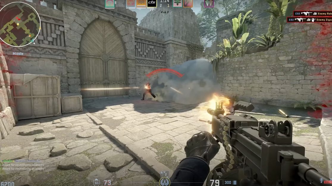 Gameplay teaser from the upcoming Counter Strike 2