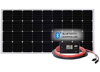 Go Power Overlander 190W 9.3A Solar Charging Kit with 30A Digital Controller