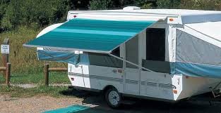 Teal 14' Carefree RV Awning Replacement Fabric