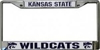  KANSAS STATE CHROME LICENSE PLATE FRAME