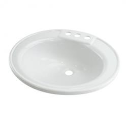 Lippert Oval 19-3/4 Inch x 16-5/8 Inch Sink