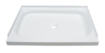 Lippert 24x32 Shower Pan Center Drain White