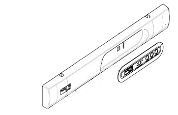 Norcold Black Optical Control Overlay