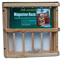 Oak Magazine Rack