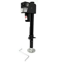 Ram 3500 Electric A-Frame Drop Leg Jack, Black