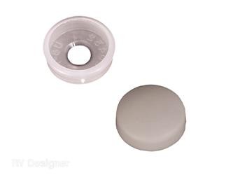 White RV Screw Covers