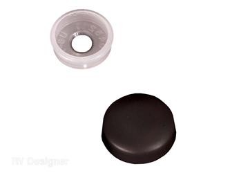 Black RV Screw Covers