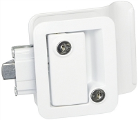 Wesco Travel Trailer Door Lock White 43610-09-SP