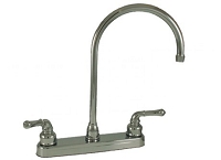 8'Kitch Fauc Gneck Spout Chrome