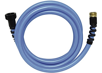 Valterra AquaFRESH Drinking Water Hose with Hose Savers, 1/2” x 10” – Blue W01-8120