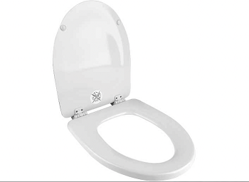  Dometic 385312113 White Traveler Lite Toilet Seat and Cover